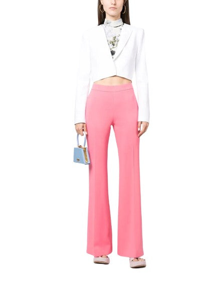 Moschino Pink Viscose Cady Trousers