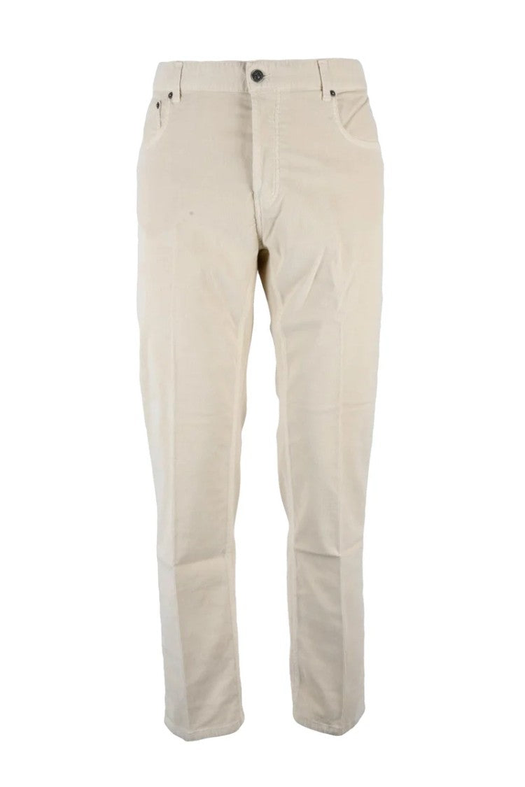 Dondup Ivan Velvet Trousers - White