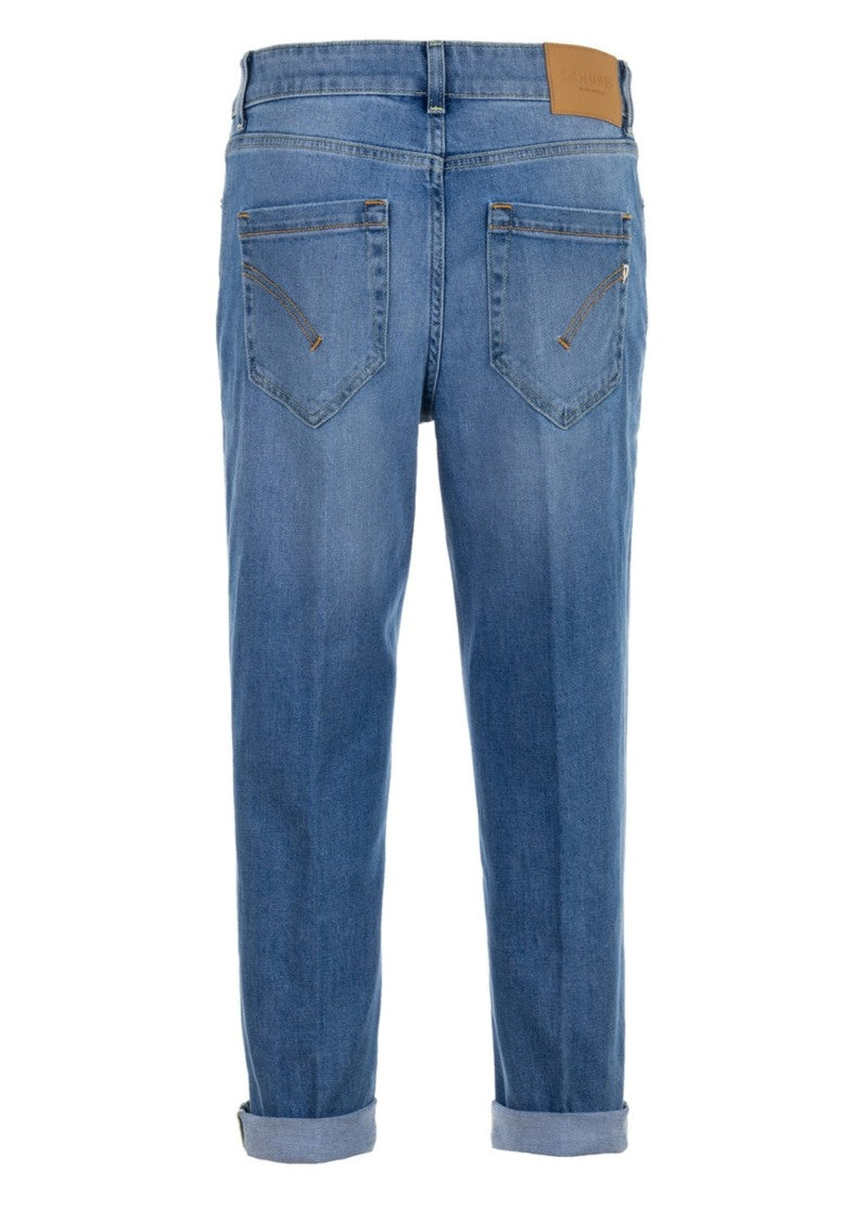 Dondup High-Waisted Denim Jeans With Jewel Detailing