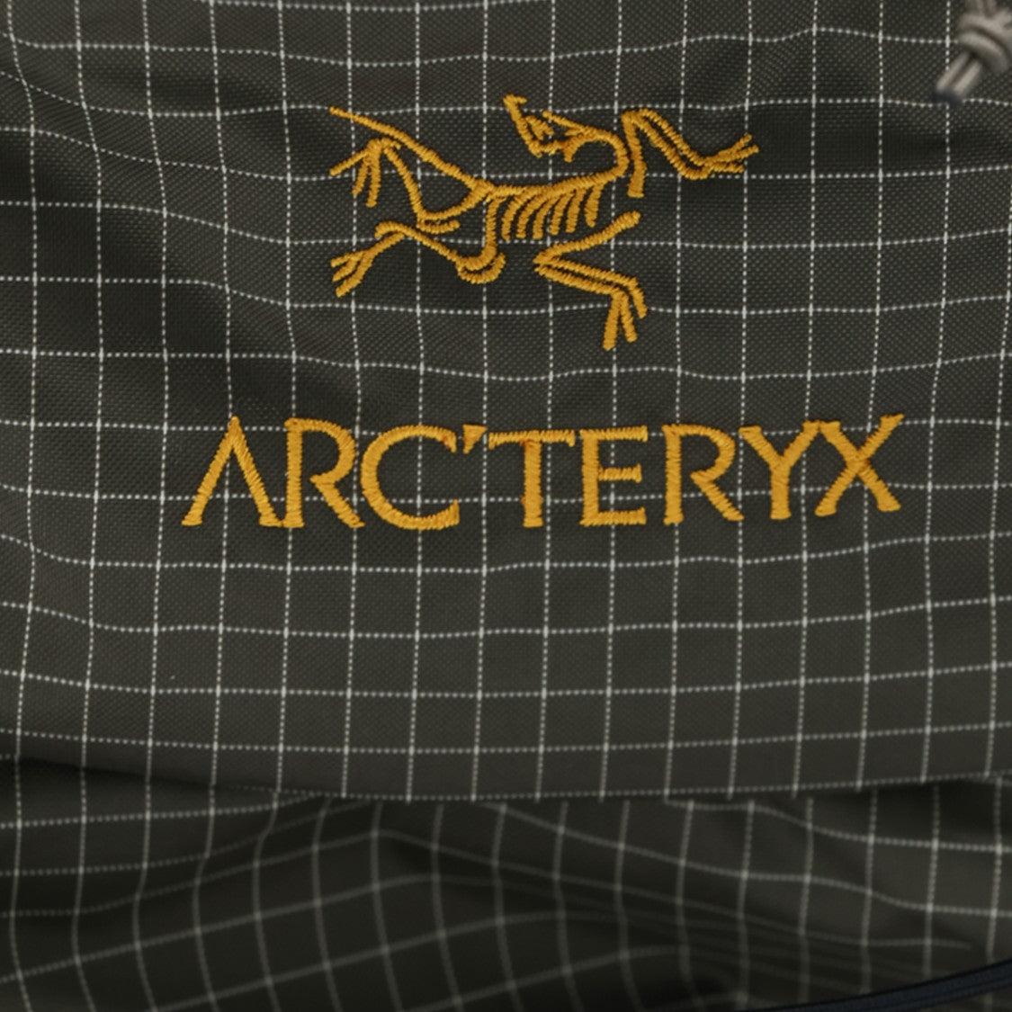 Arc'teryx Olive Green Grid Pattern Backpack