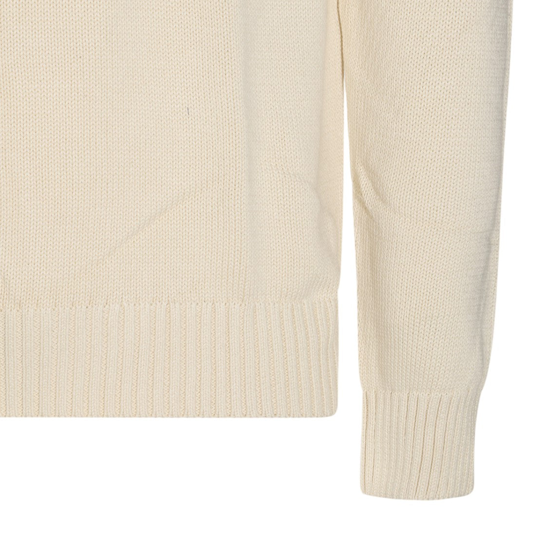 Polo Ralph Lauren Classic Crew Neck Sweater With Ribbed Details