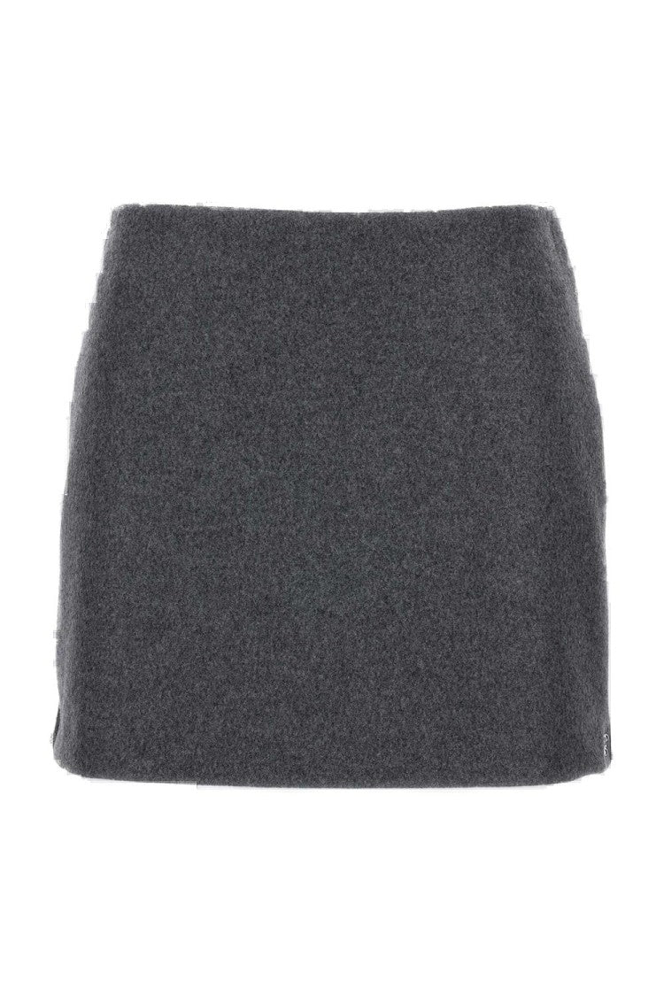 Sportmax Soft Virgin Wool Midi Skirt