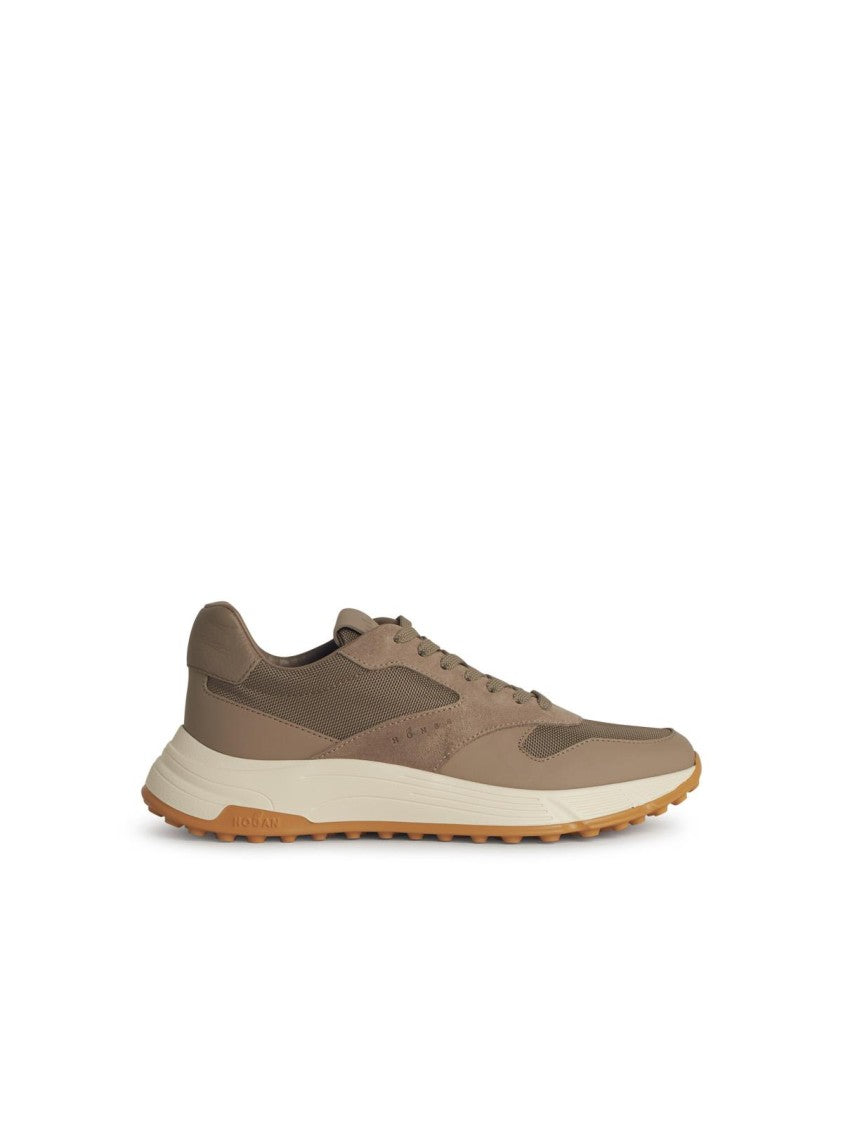 Hogan Hyperlight' Beige Leather Sneakers