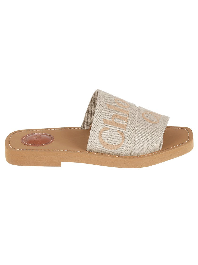 Chloé Sandals With Textured Straps