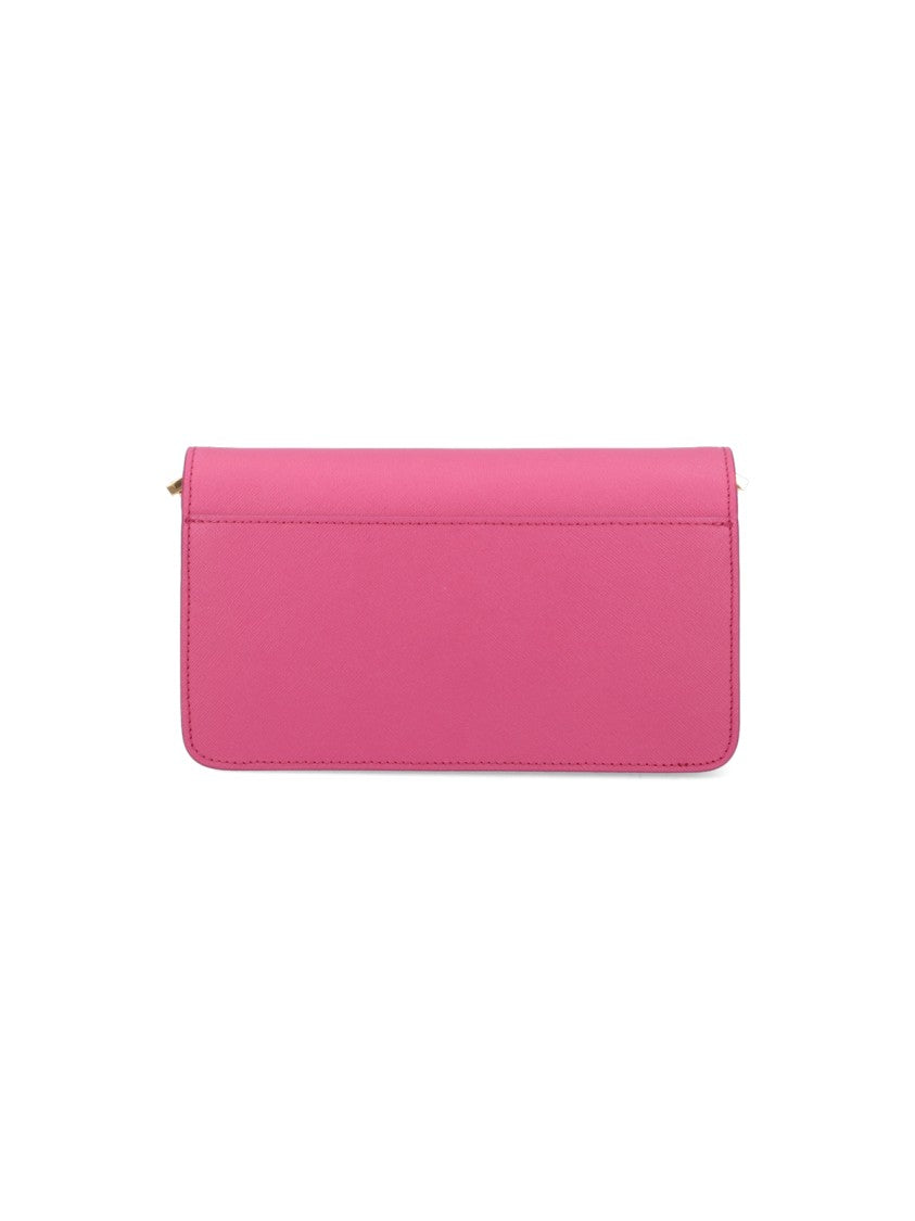 Marni "Trunk" Pink Leather Shoulder Bag