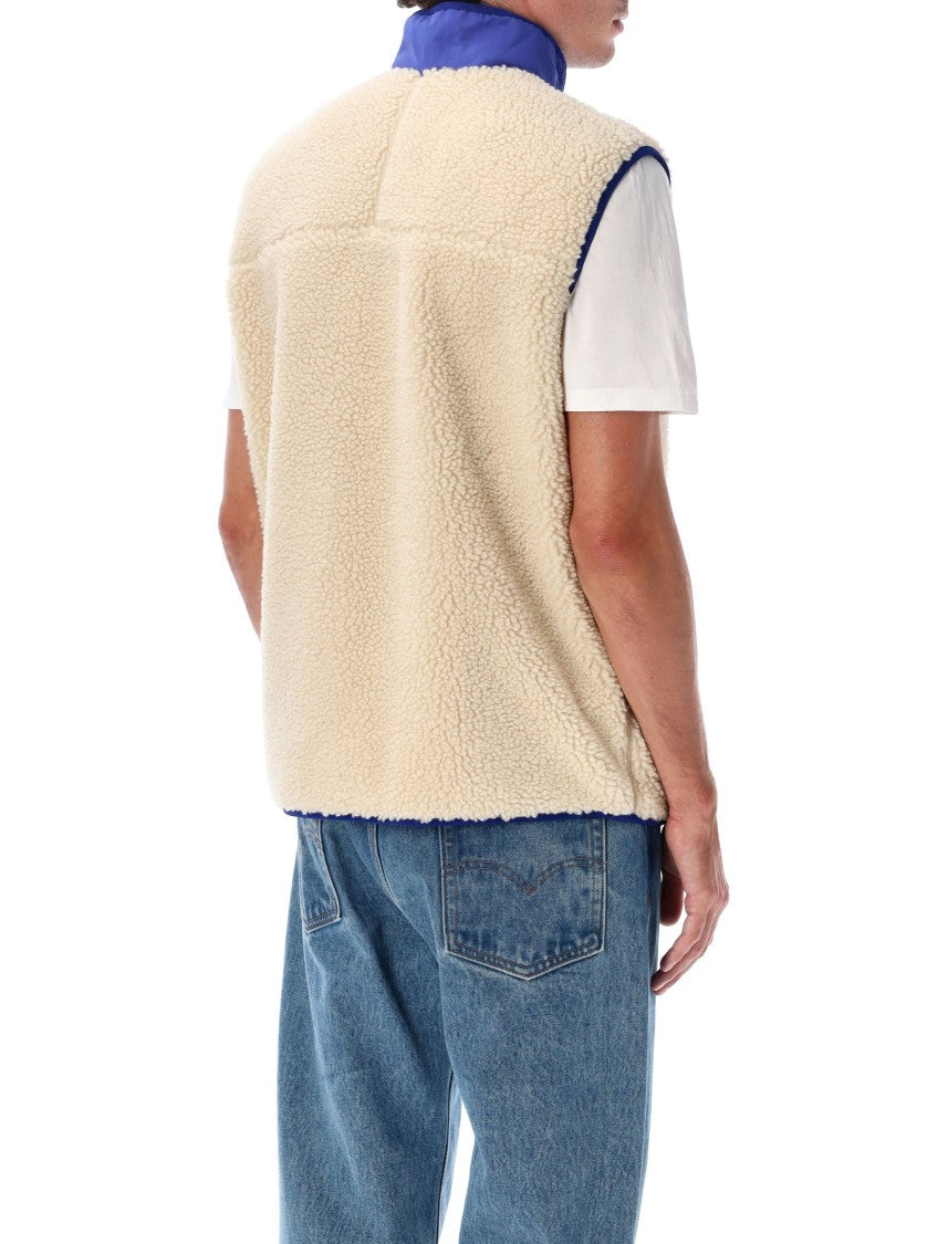 Patagonia Vintage-Inspired Cream Fleece Vest
