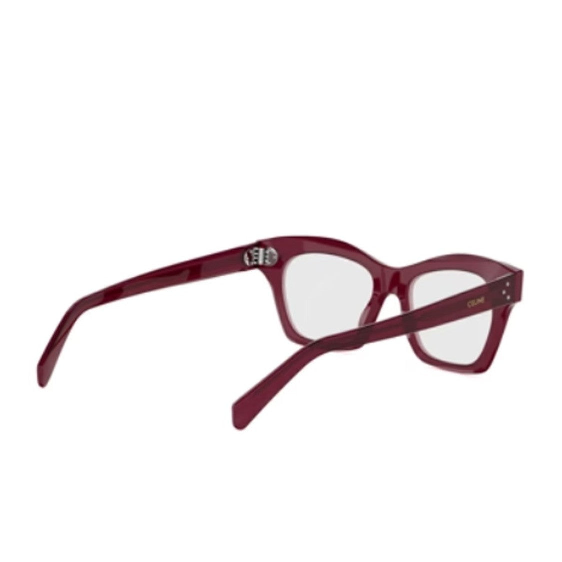 Celine Bordeaux Three Dots Acetate Cat-Eye Sunglasses