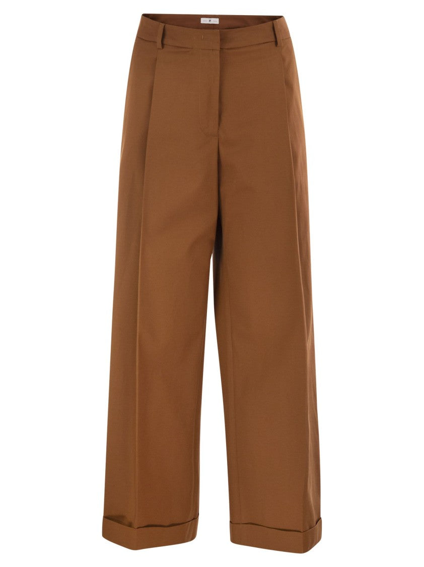 Pt Torino Anna - Stretch Cotton Gabardine Pants
