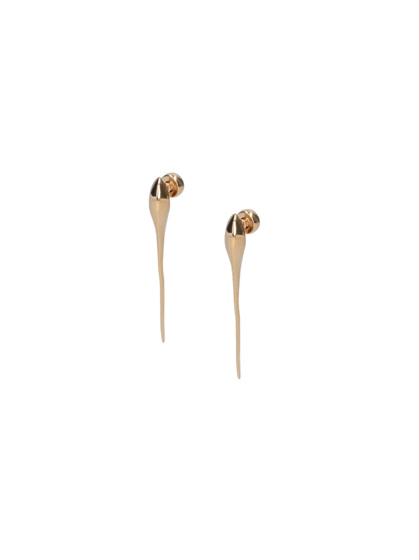 Givenchy "Maple Seed" Earrings Gold-Plated