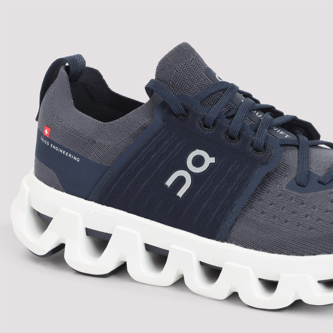 On On Navy Ink Blue Textile Cloudswift 4 Sneakers