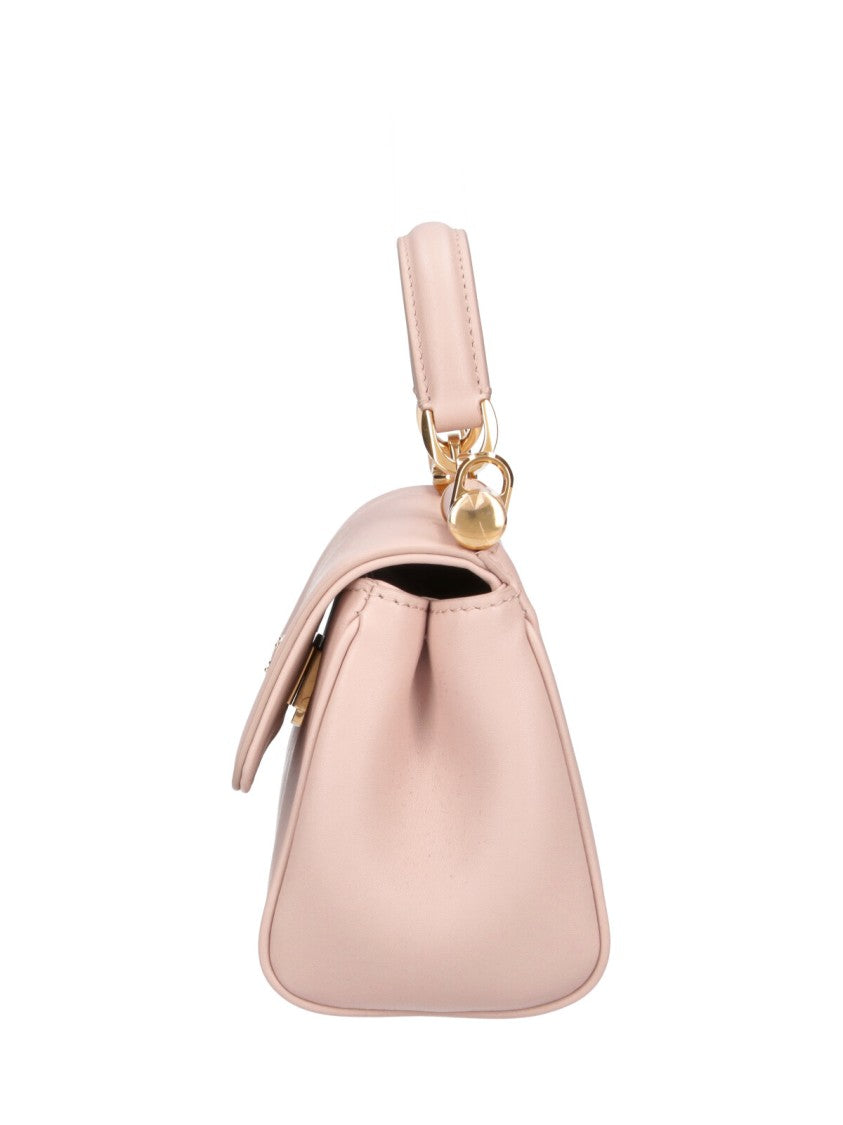 Dolce & Gabbana My Sicily Pink Mini Leather Shoulder Bag