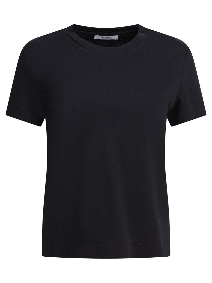 Max Mara Classic Short-Sleeved Black T-Shirt