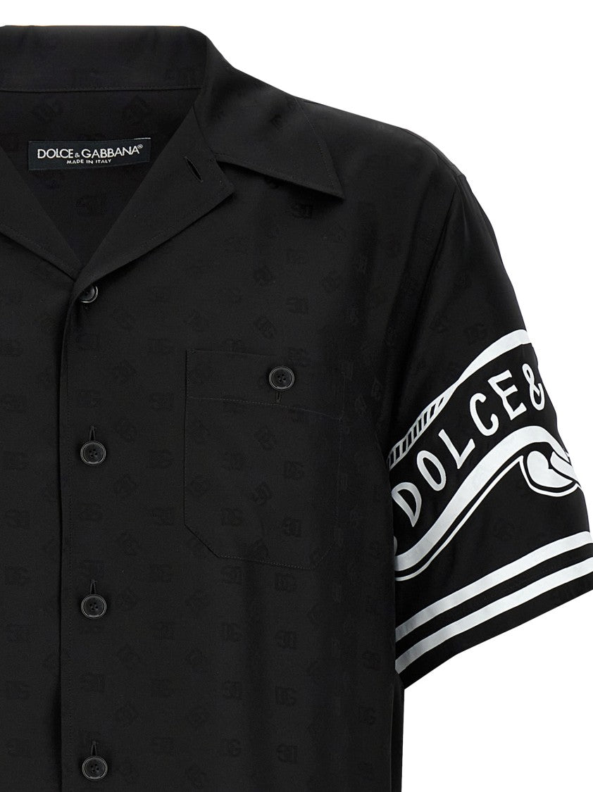 Dolce & Gabbana Bandana Print Silk Twill Shirt