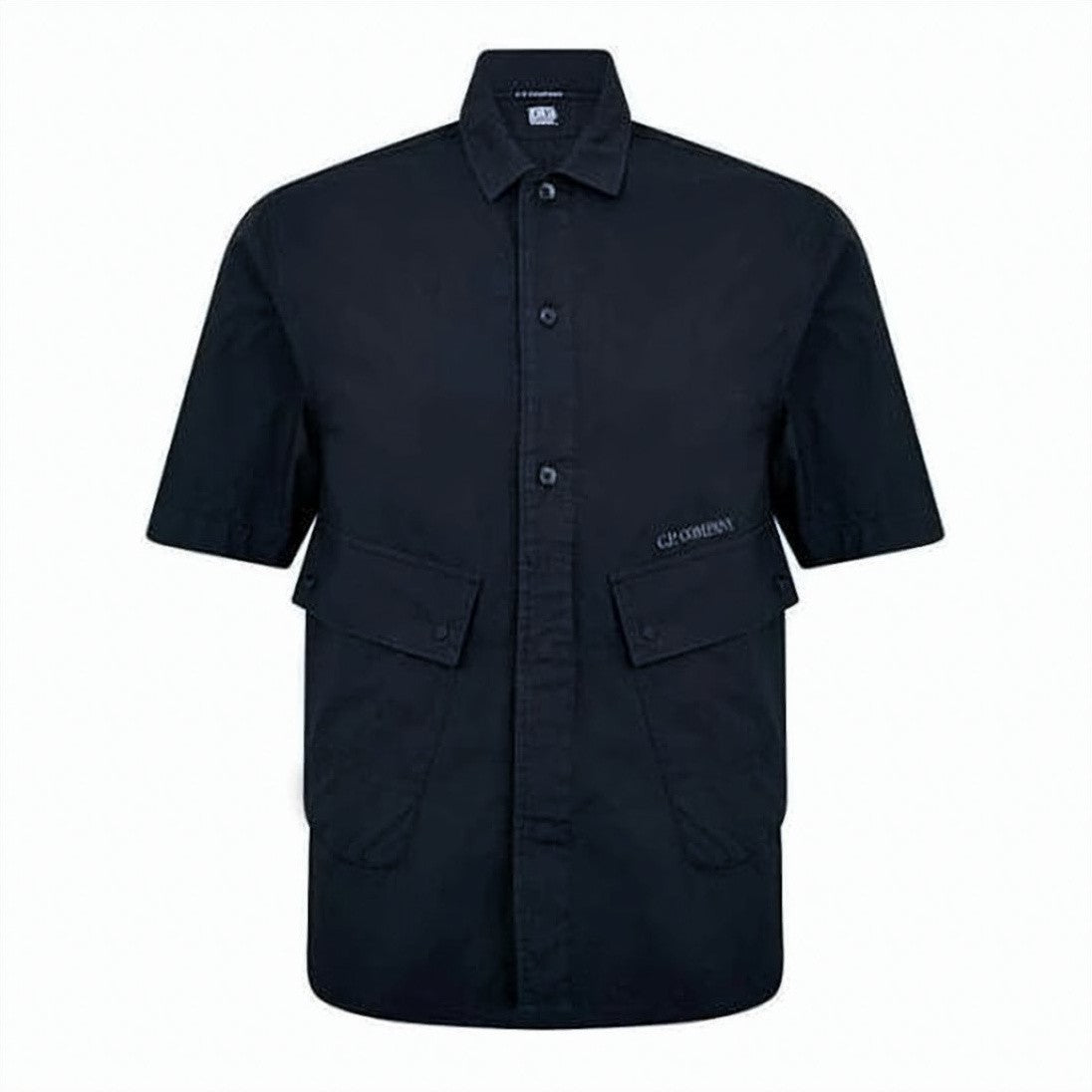 C.P. Company Short-Sleeve Casual Shirt With Flap Pockets