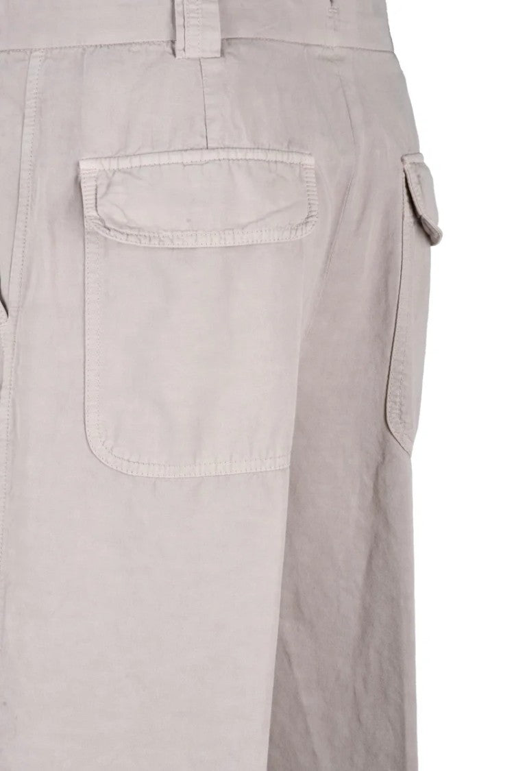 Slowear Cotton Linen Trousers - Beige