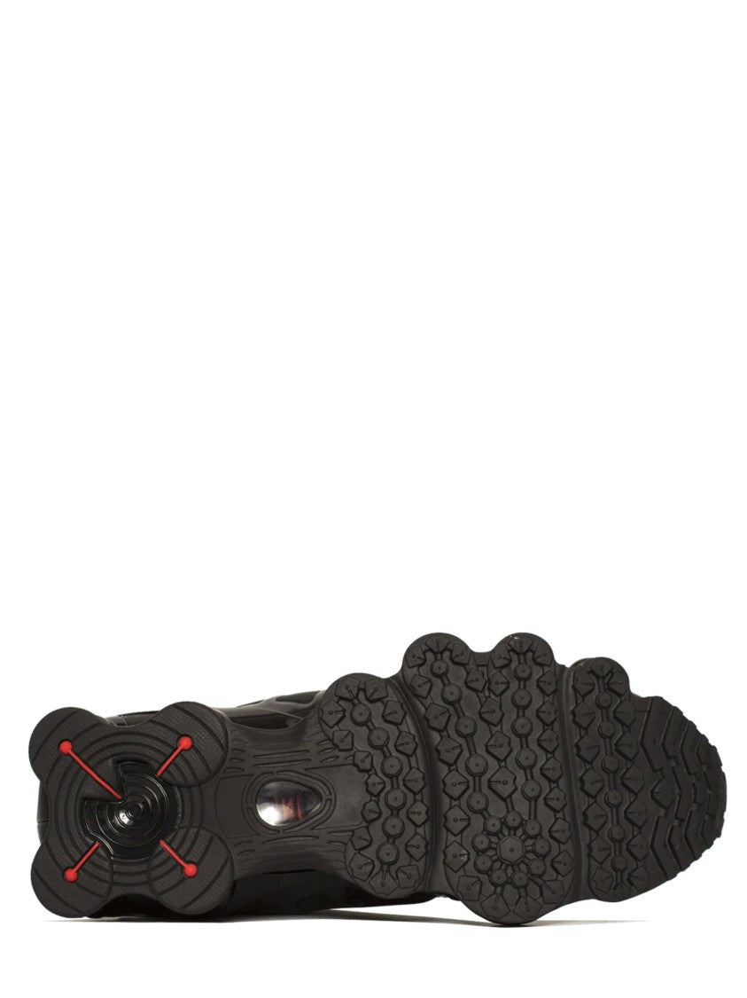 Nike Black Cushioned Sole Leather Sneakers