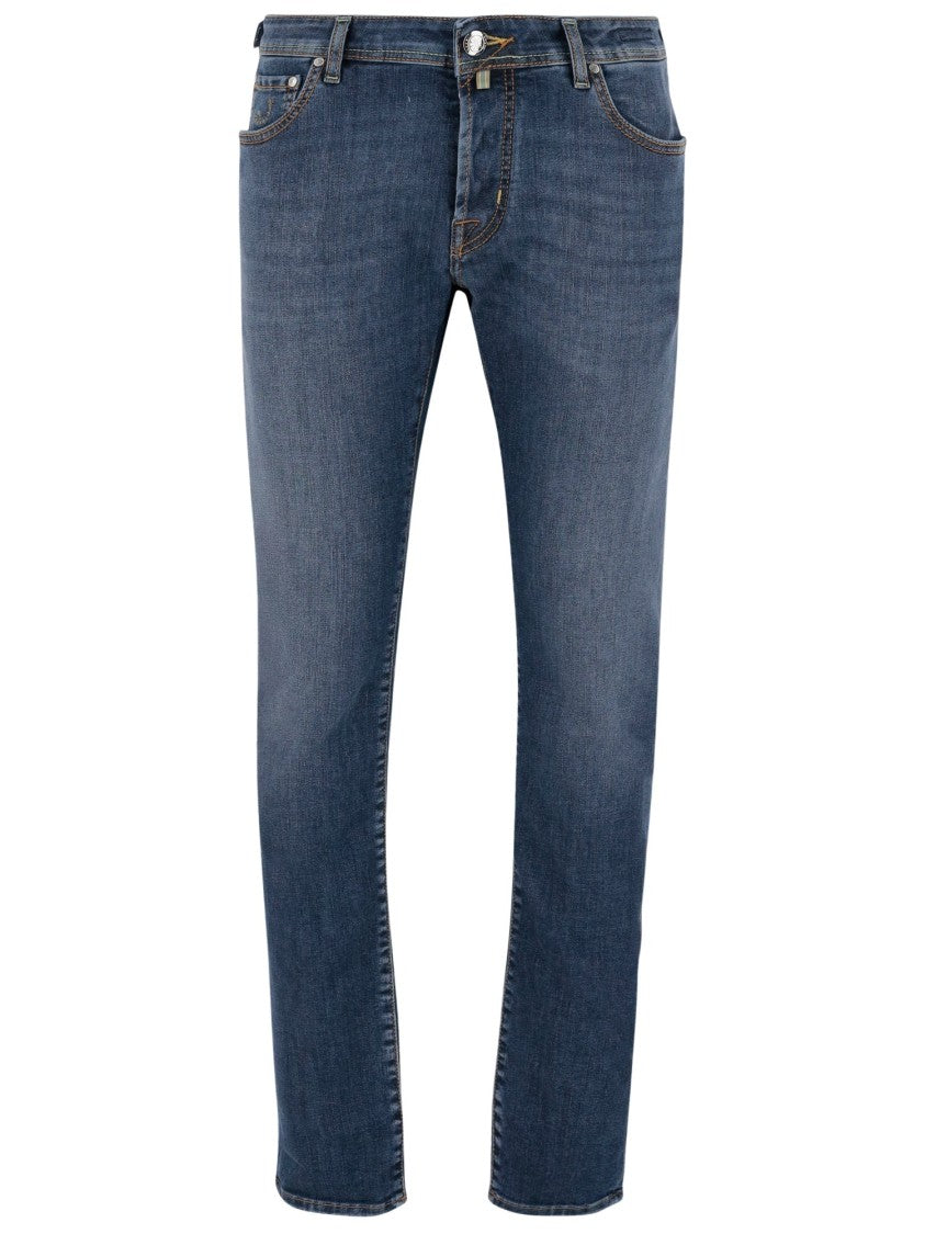 Jacob Cohen Stretch Cotton Blend Denim Jeans