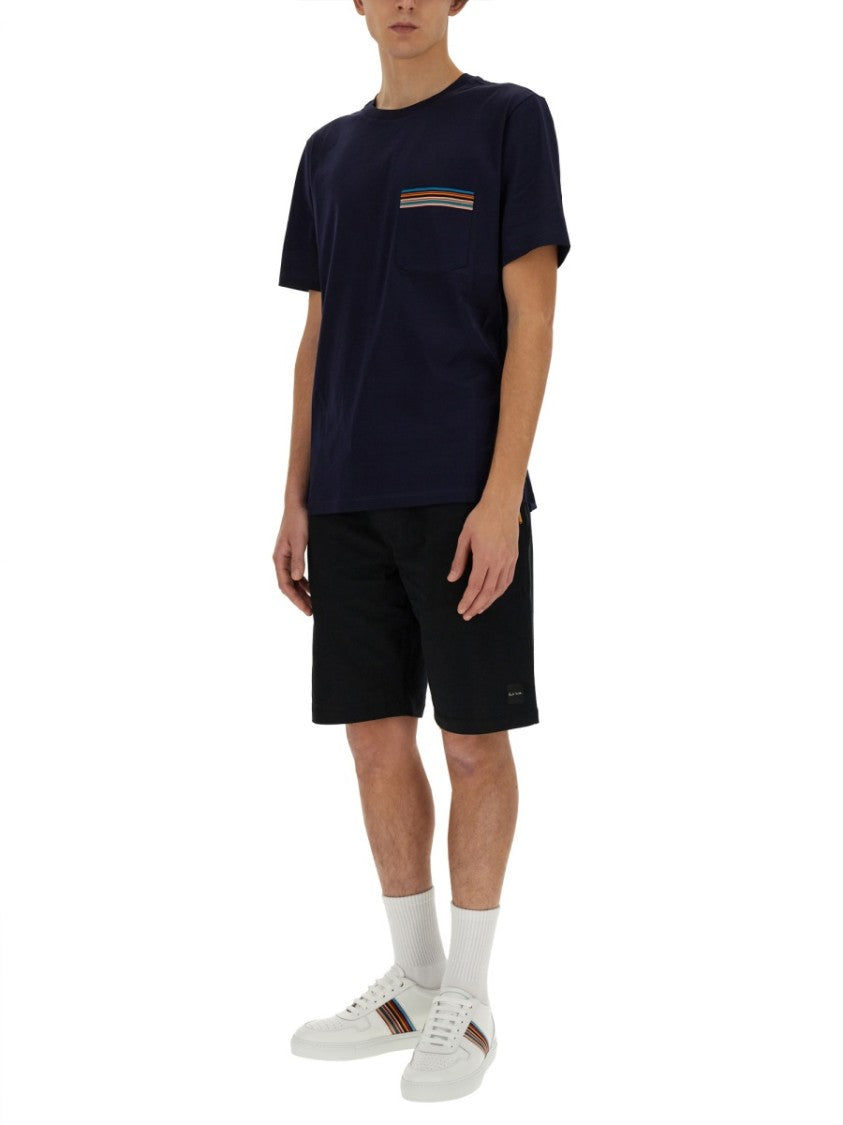 Paul Smith Stripes Pocket T-Shirt