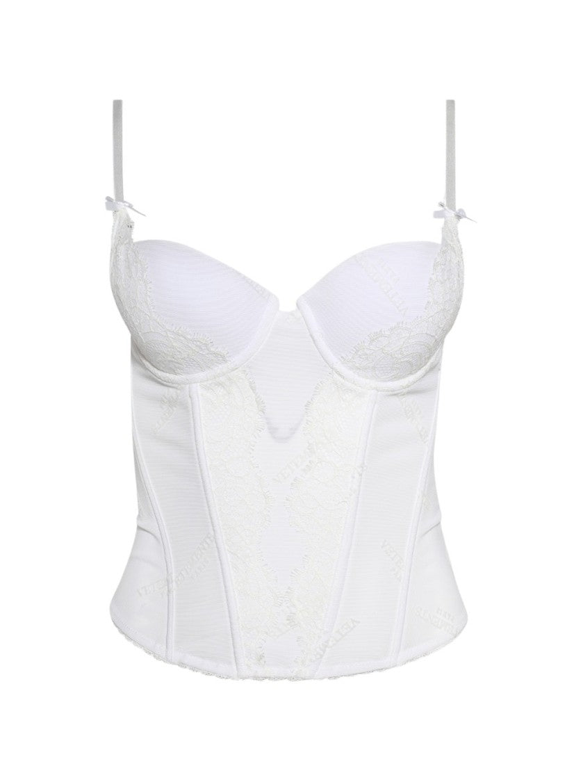 Vetements Corset Top White