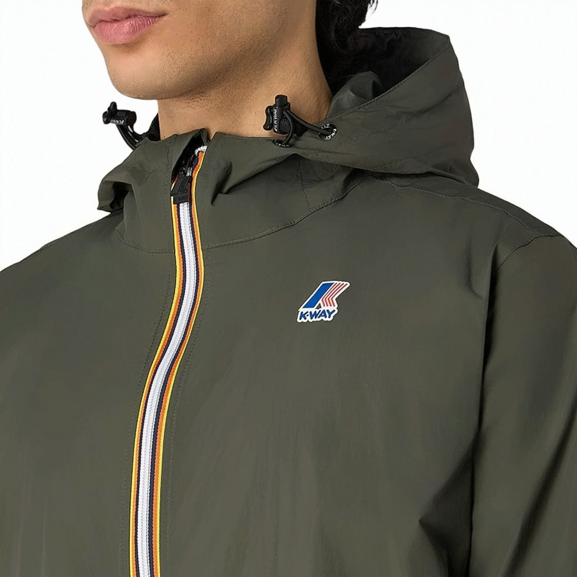 K-Way Le Vrai Ripstop Waterproof Hooded Jacket