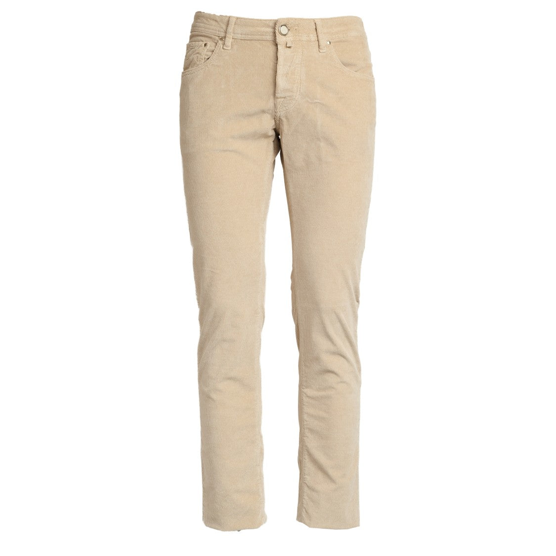 Jacob Cohen Velvet Five-Pocket Slim-Fit Pants With Chrome Details