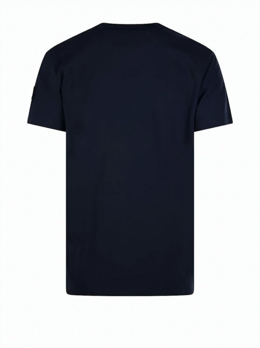 Moncler Short-Sleeved T-Shirt With Bold Stripe Detail