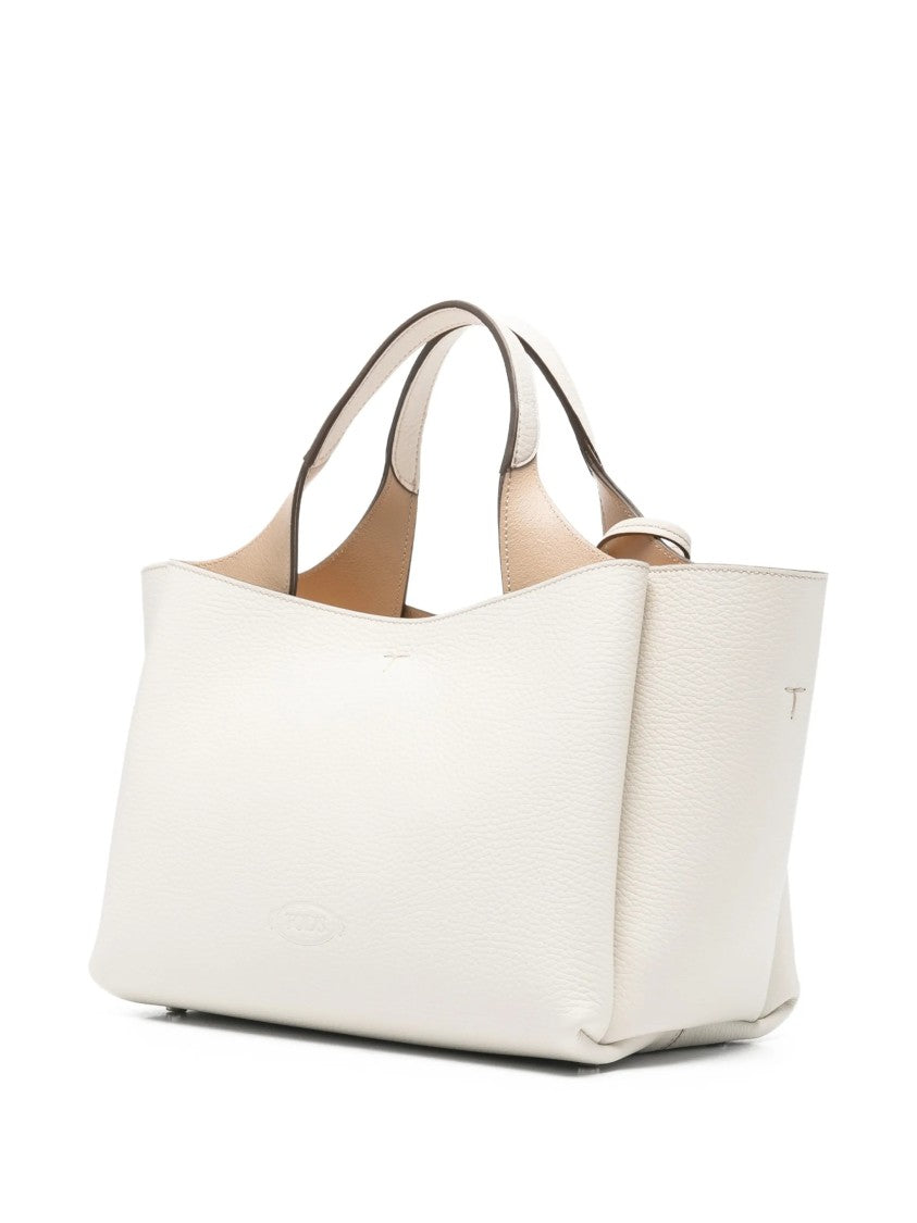 Tod's Pebbled Leather Tote Handbag