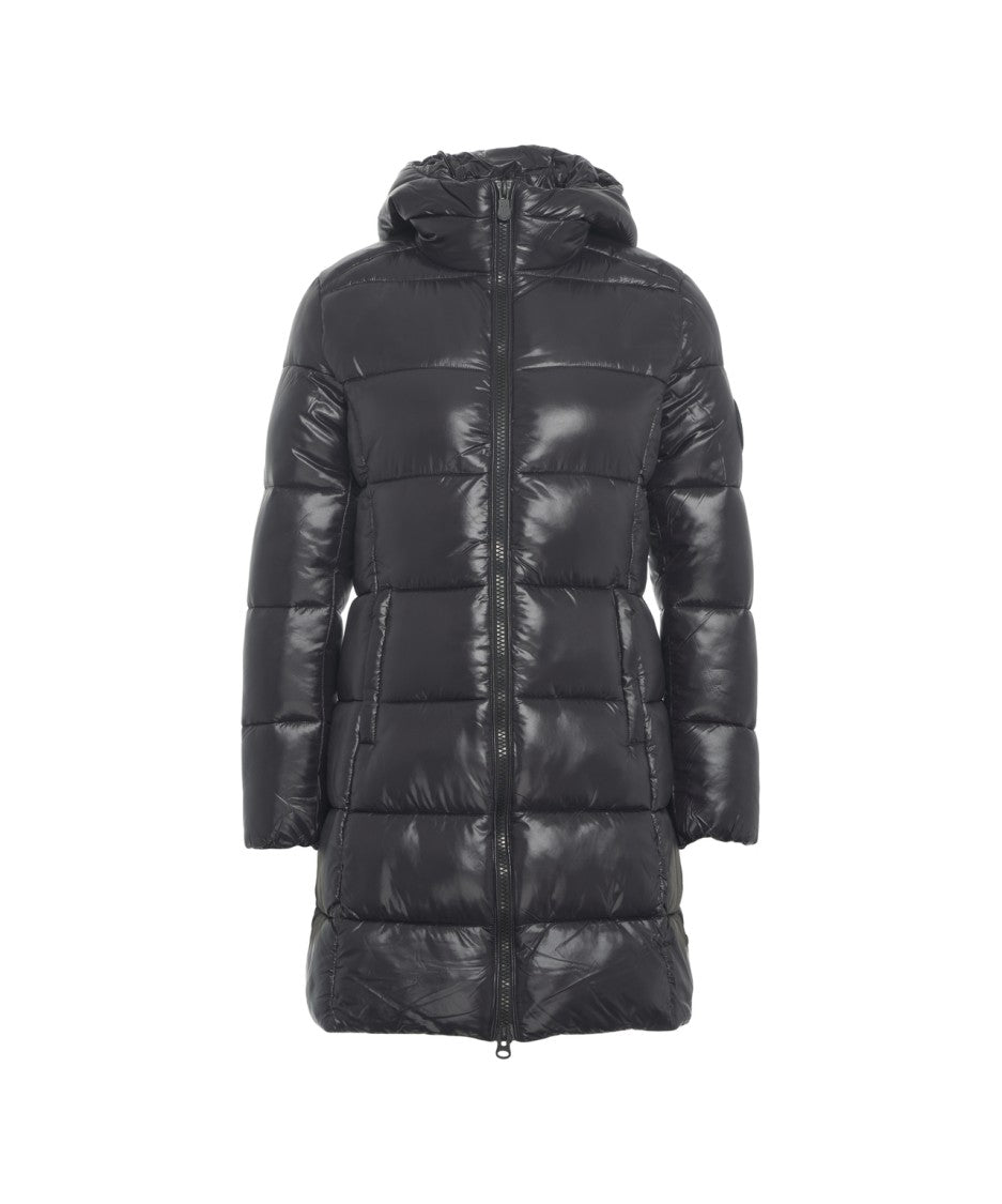 Save The Duck Knee-Length Puffer Jacket With Innovative Plumtech Insulation