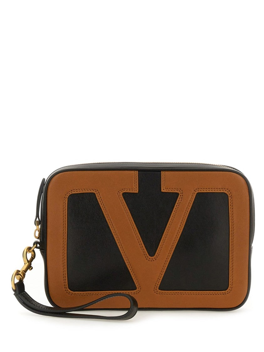 Valentino Garavani Viva Superstar Nappa Leather Pouch
