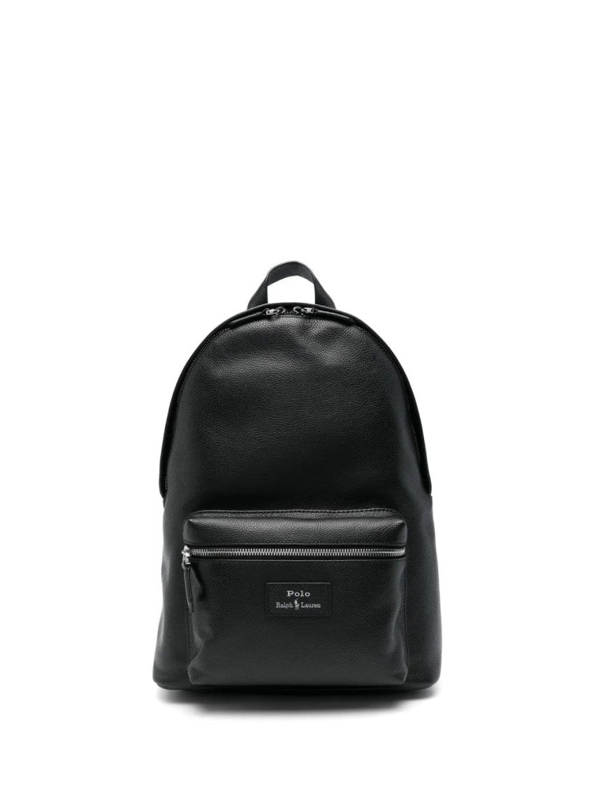 Polo Ralph Lauren Large Dome-Shaped Backpack In Smooth Leather
