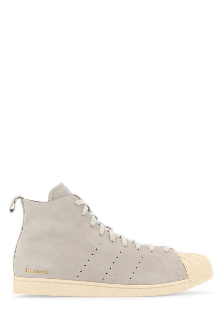 Wales Bonner X Adidas Light Grey Suede Superstar Sneakers