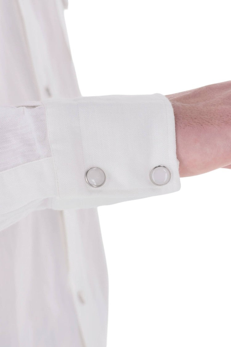 Barba Dandylife Texas Cotton-Linen Casual Shirt