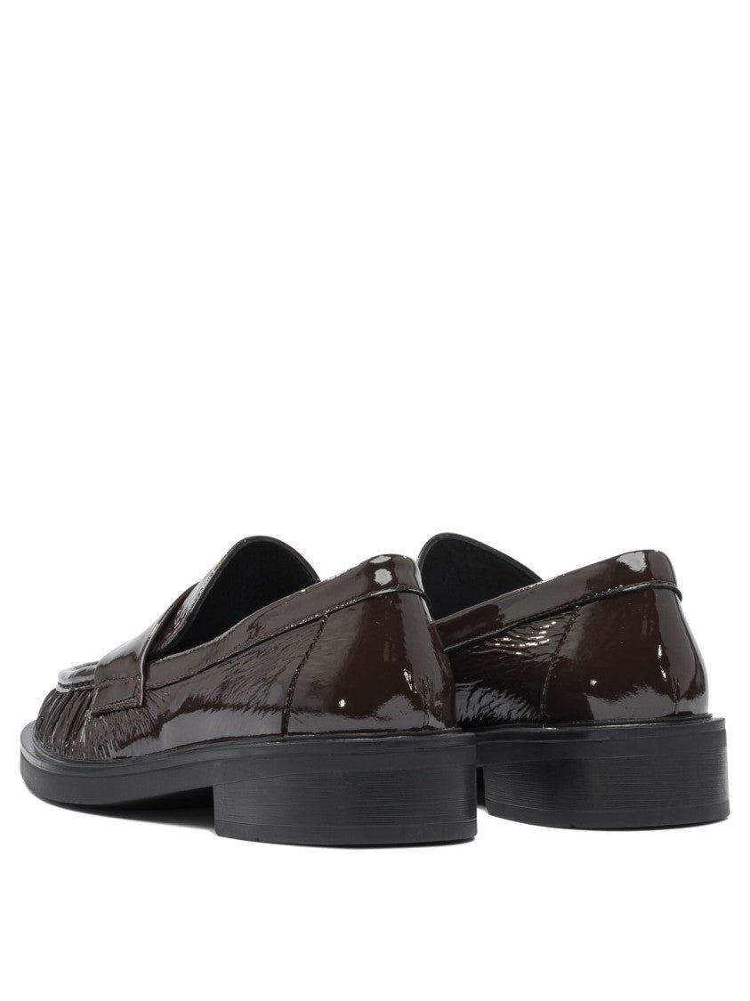 Strategia Glossy Leather Penny Loafers