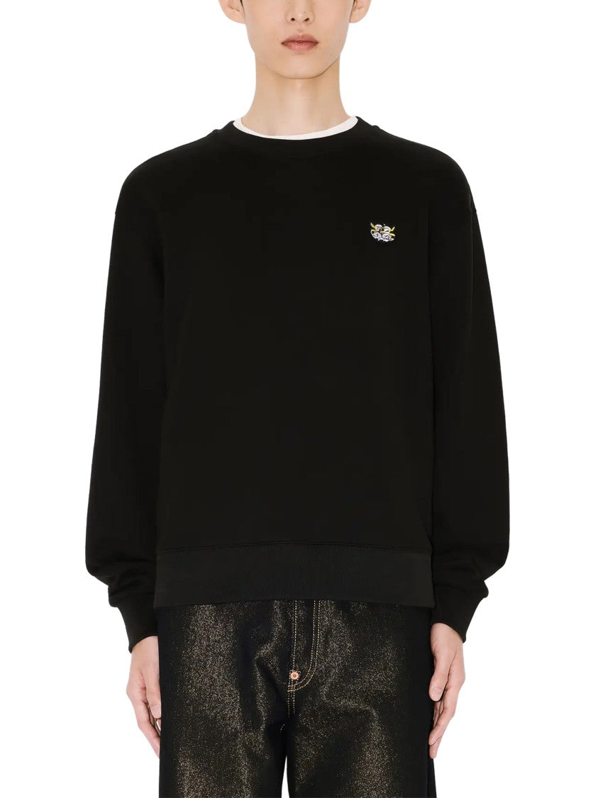 Kenzo Kenzo Wild Tiger Black Cotton Sweatshirt