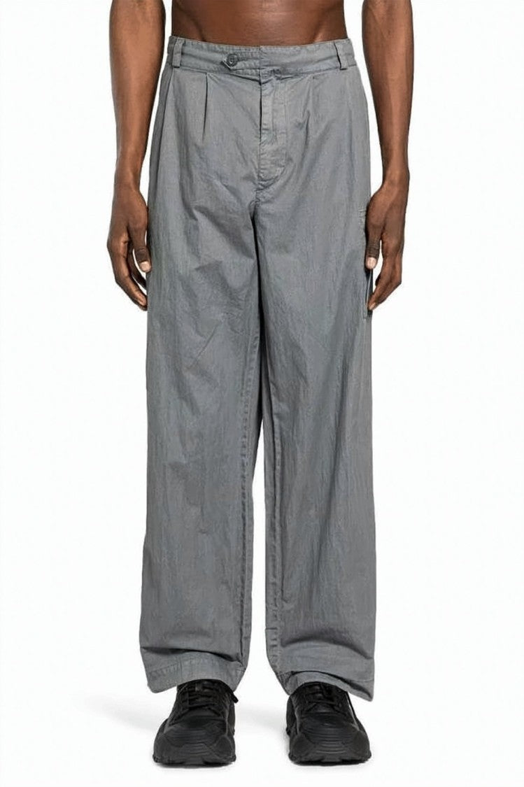 C.P. Company Straight Fit Trousers With Subtle Texture