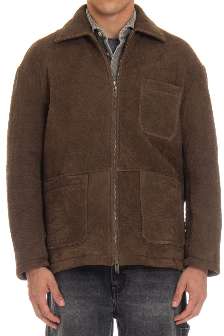 Salvatore Santoro Elephant Leather Work Jacket
