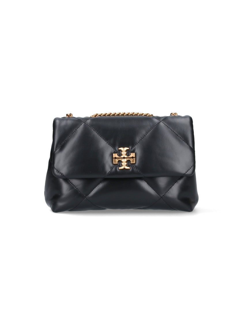 Tory Burch Black Kira Quilted Leather Shoulder Bag