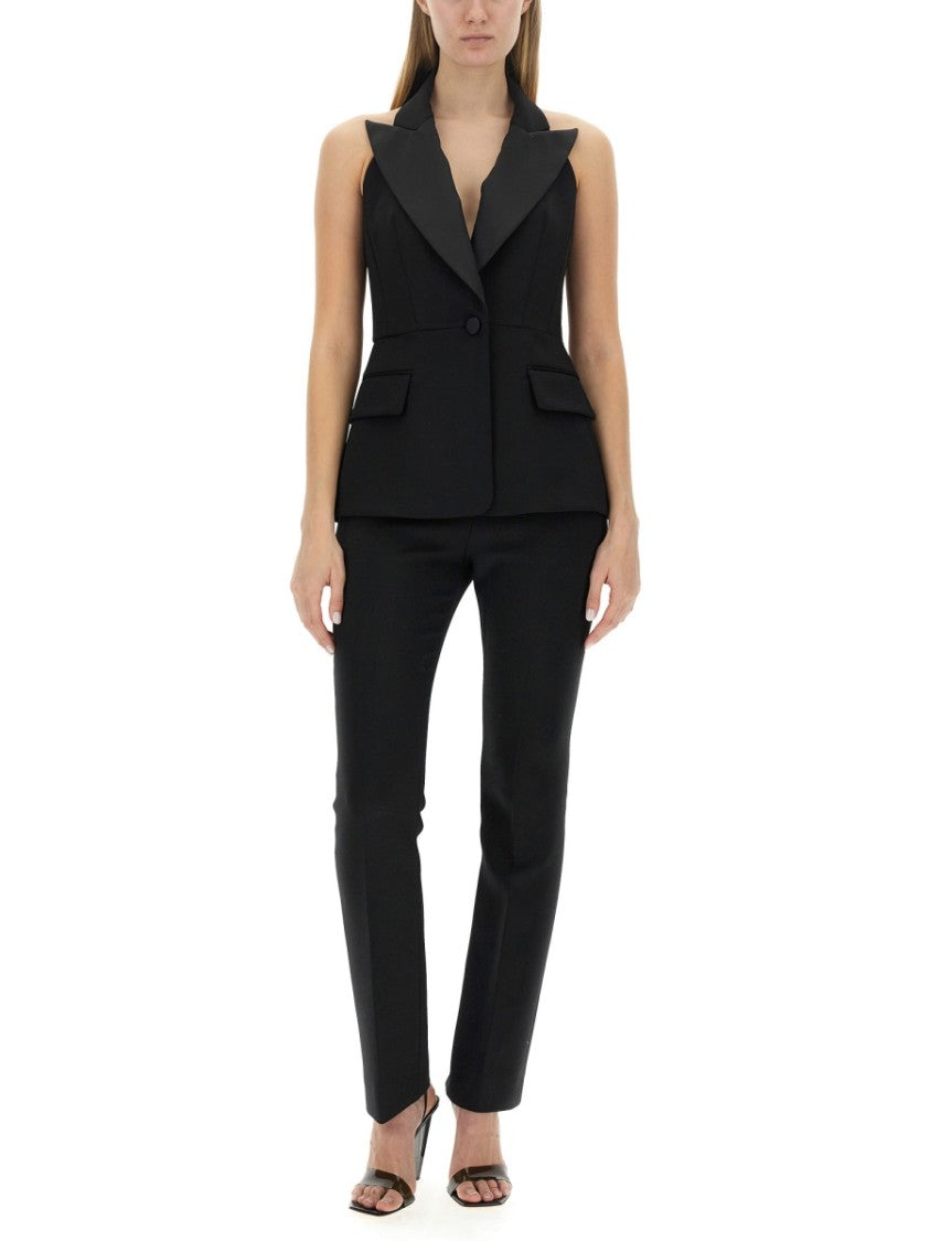 Max Mara Slim-Fit Virgin Wool Vest With Minimalist Design