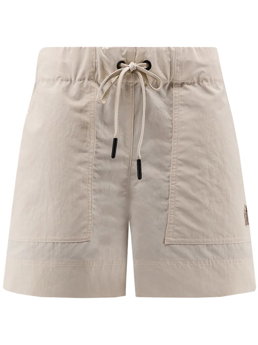 Moncler Grenoble Black Drawstring Lightweight Shorts