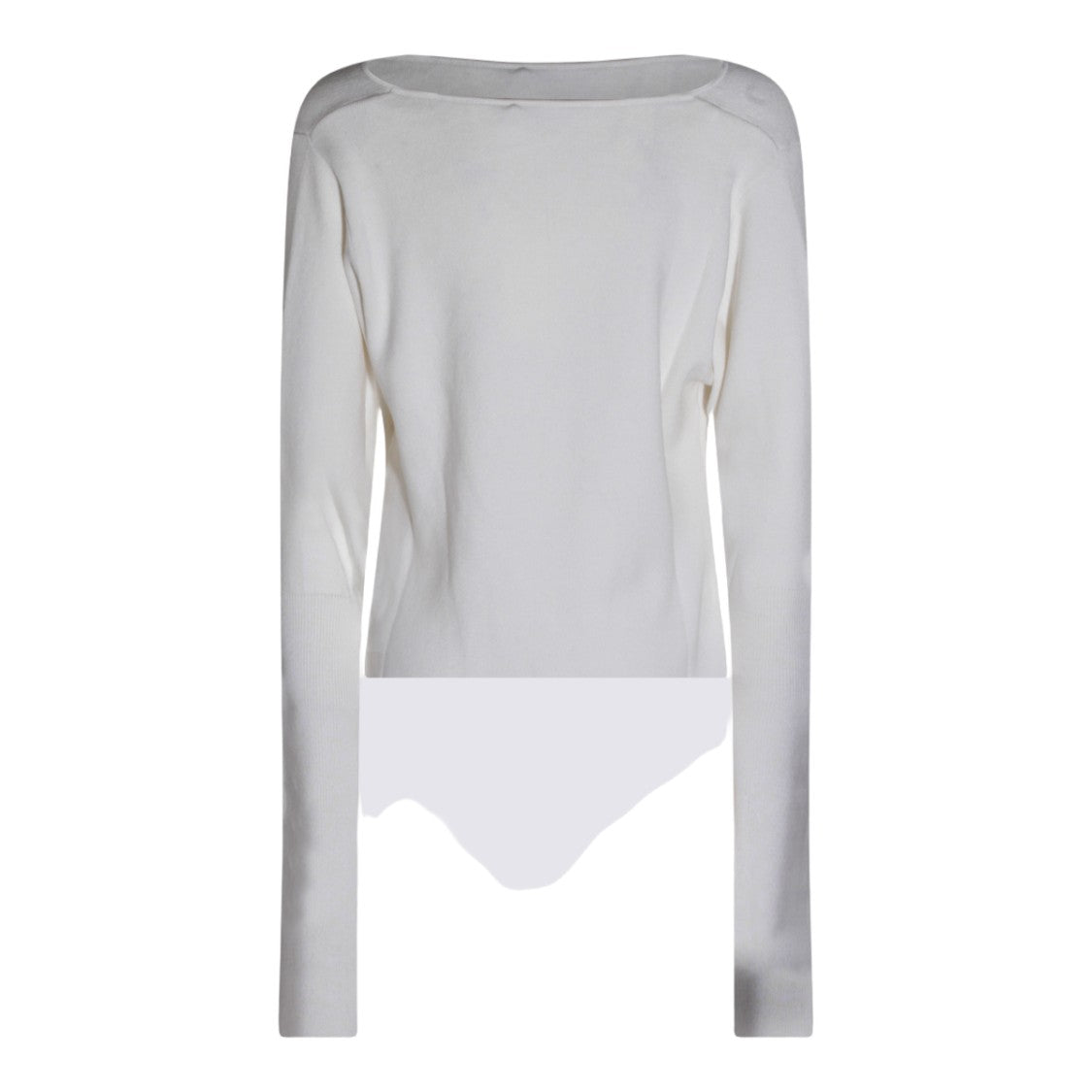 Aya Muse Sweater With Thumbhole Cutouts And Boat Neckline