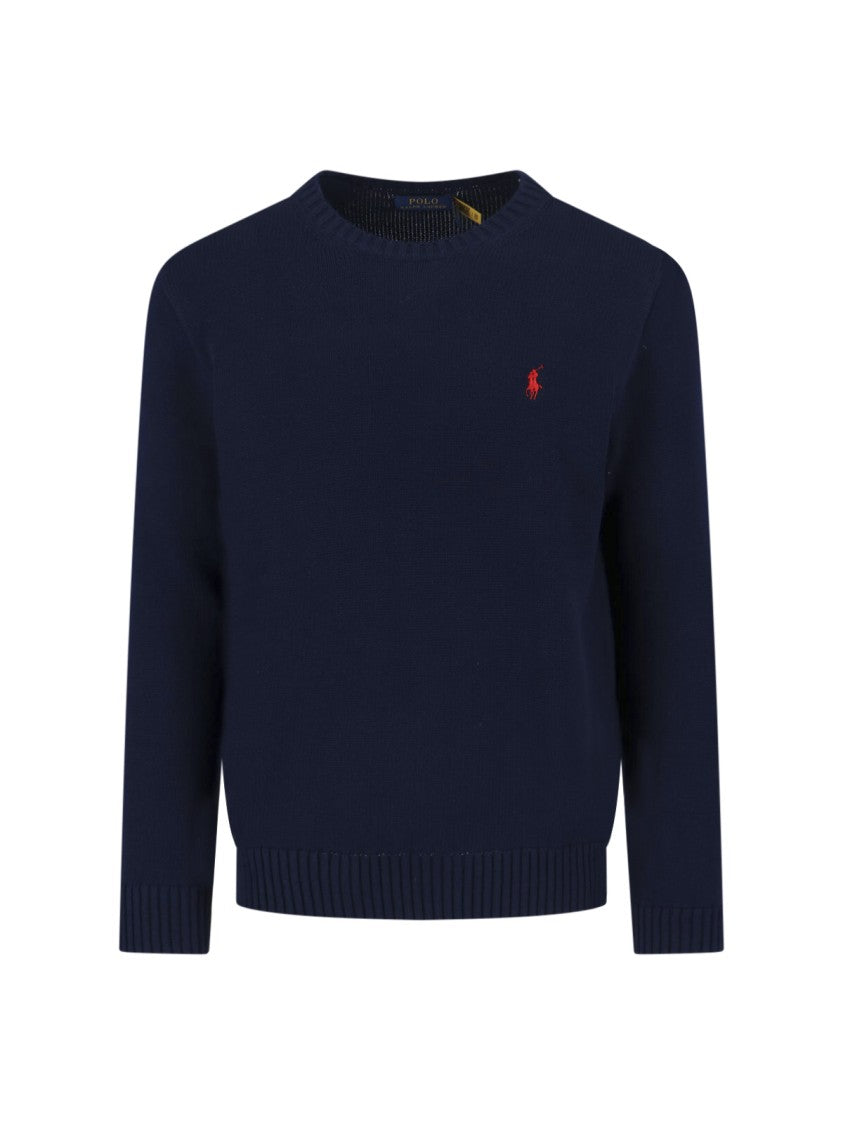 Polo Ralph Lauren Timeless Classic Sweater With Ribbed Cuffs And Hem