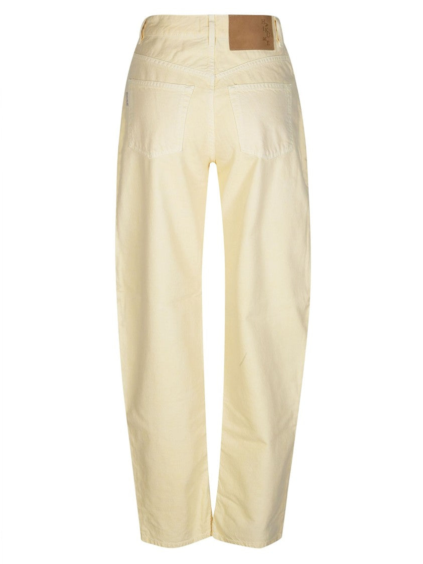 Haikure Ivory Relaxed High Waist Jeans