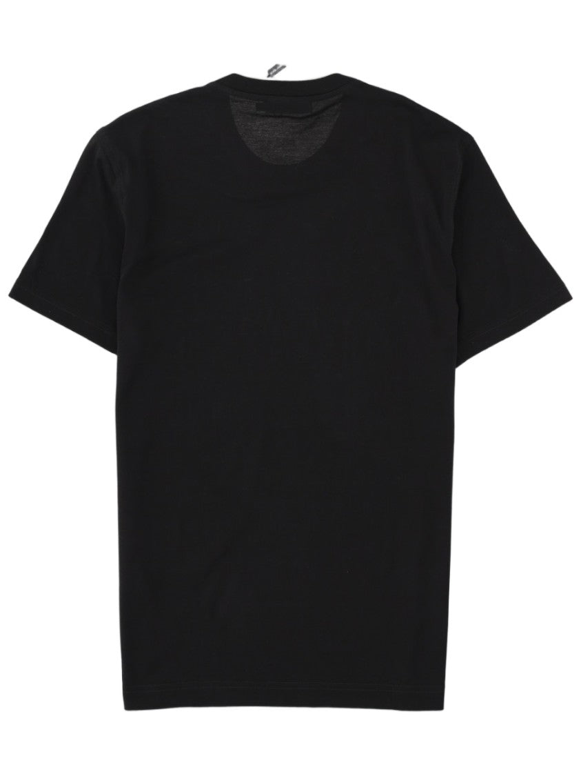 Dolce & Gabbana Minimalist Black Jersey Cotton T-Shirt