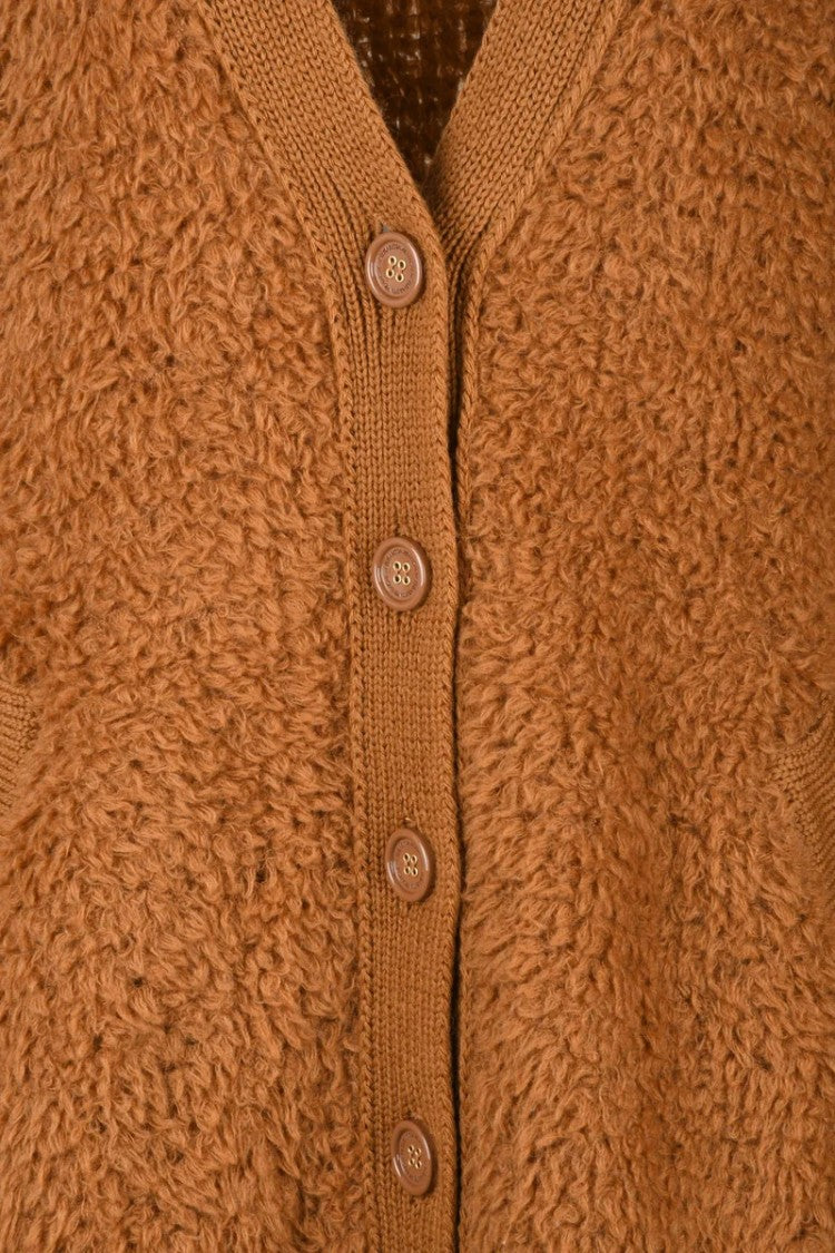 Elisabetta Franchi Wool Coat - Brown