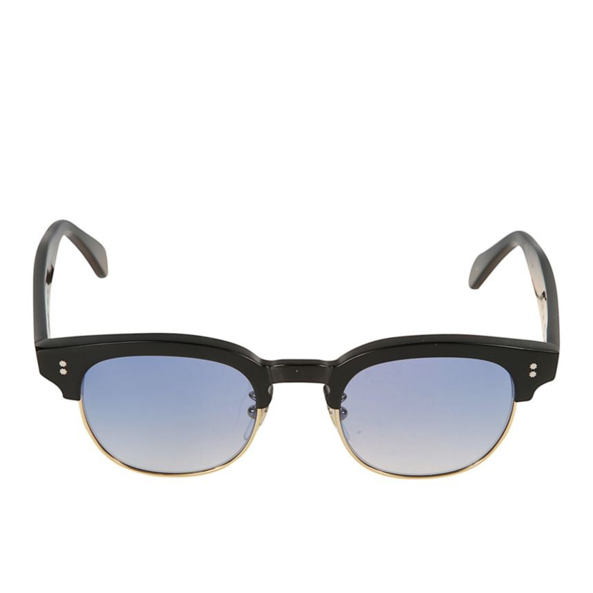 Kador Jolly Cm Classic Clubmaster Sunglasses With Gradient Blue Lenses