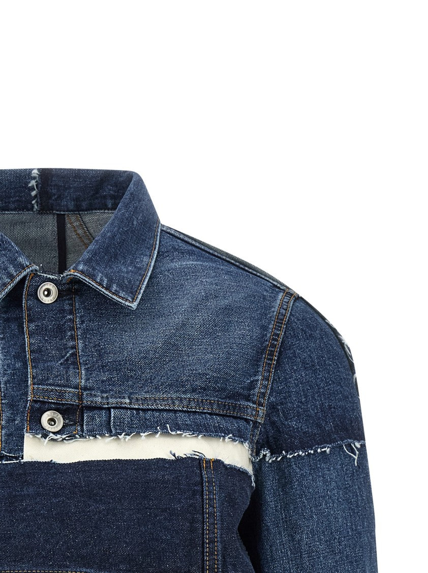 Sacai Patchwork Denim Jacket
