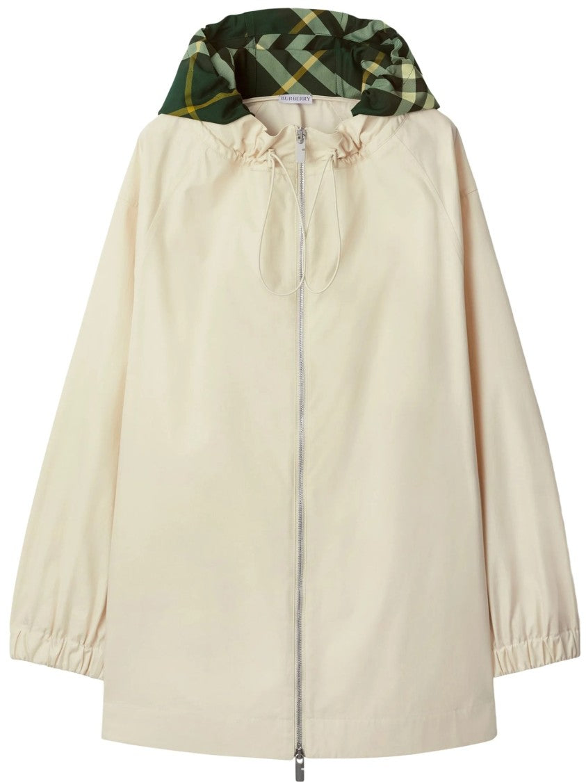 Burberry Relaxed Fit Zip-Front Coat