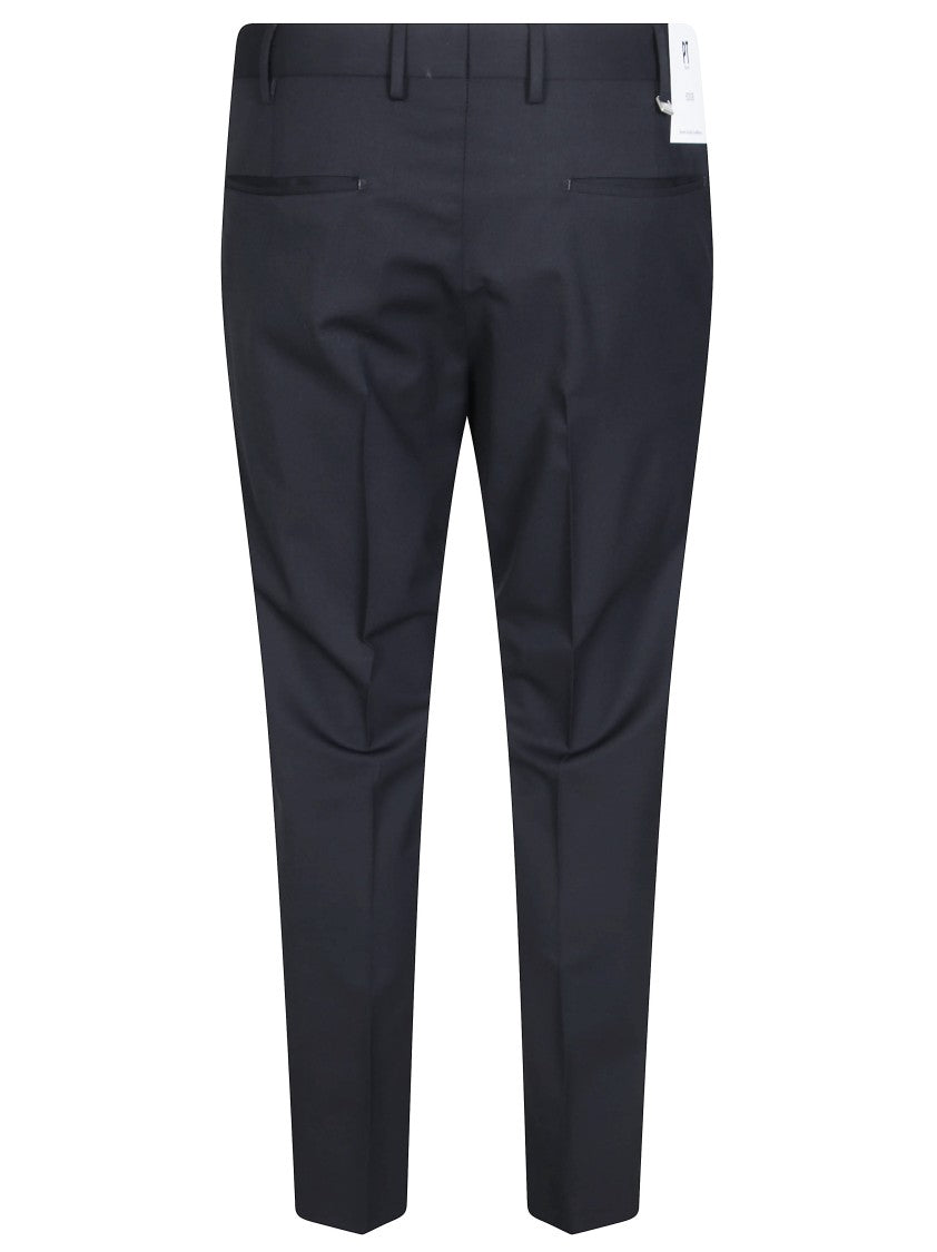 Pt01 Stretch Wool-Blend Tailored Straight-Leg Pants