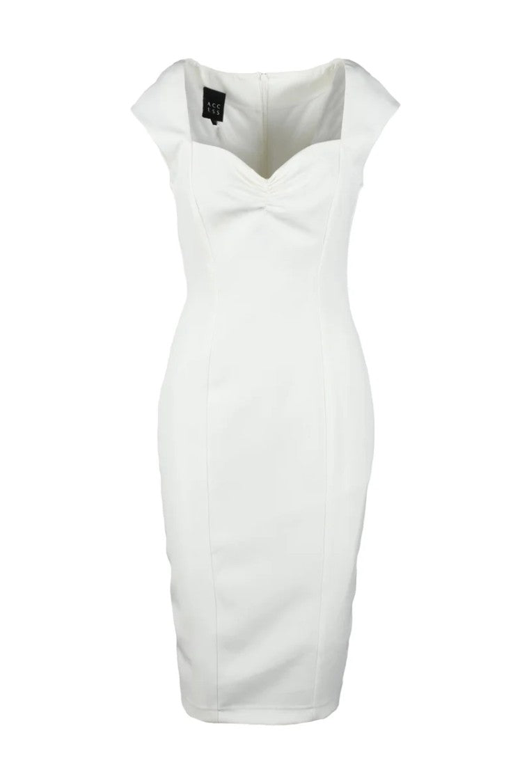 Access Fashion Fitted Mini Dress With Sweetheart Neckline