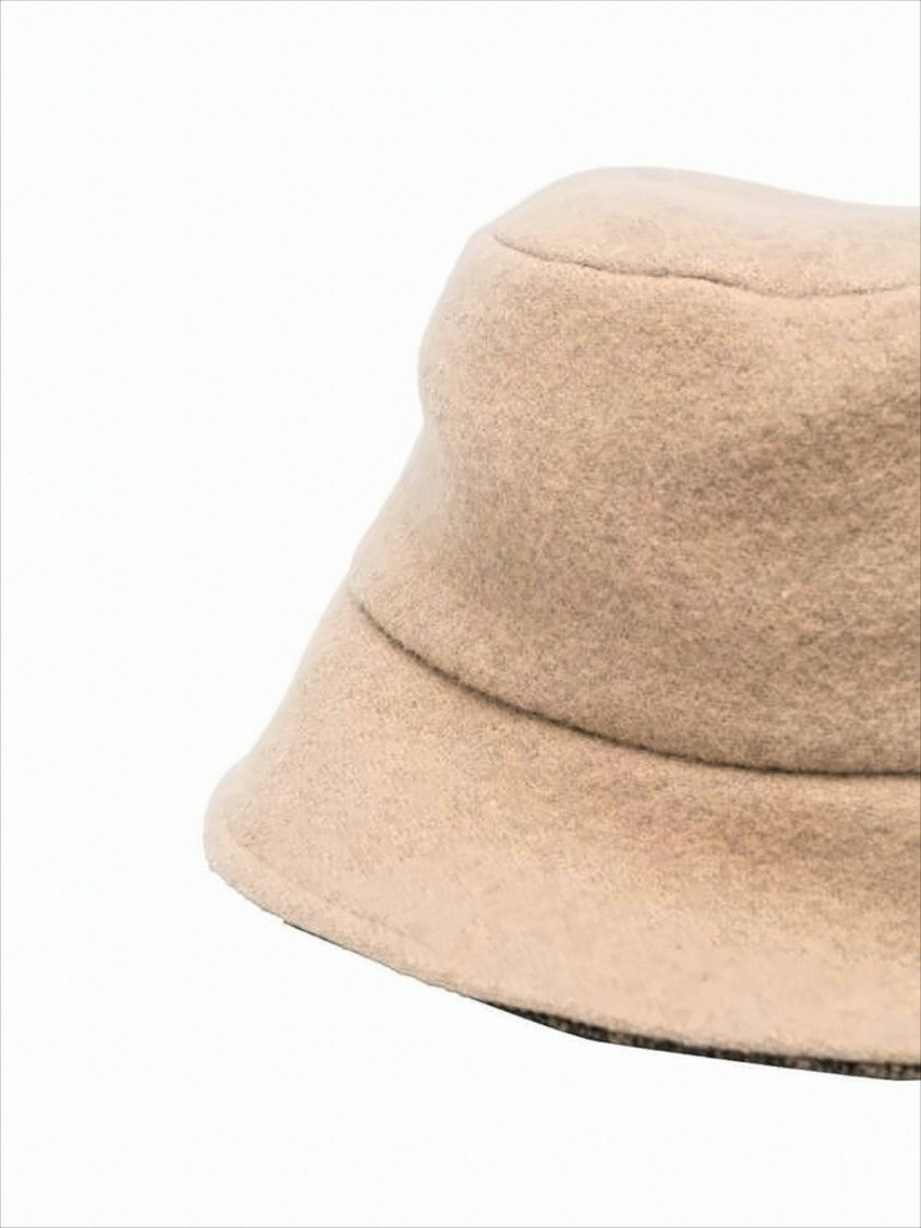 Fendi Wool Bucket Hat With Rounded Crown
